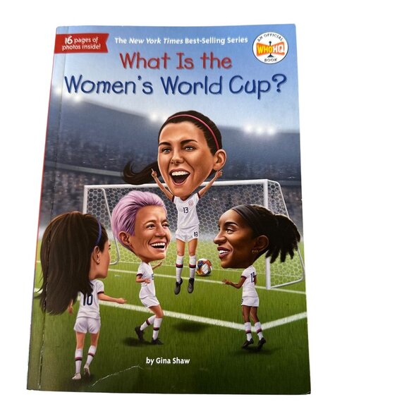 What Is The Womens World Cup? Hardcover Book By Gina Shaw Who HQ Paperback - Picture 1 of 16